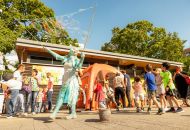 Jahnplatz-Fest – Seifenblasen vor AHA